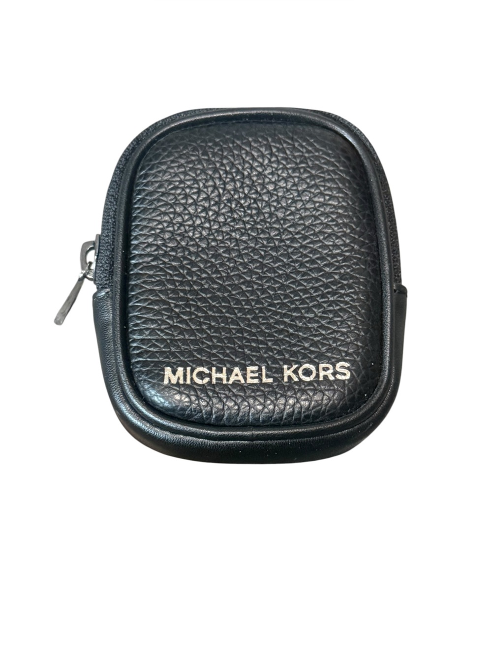 Michael Kors Black Pebbled Leather Mini Pouch